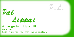 pal lippai business card